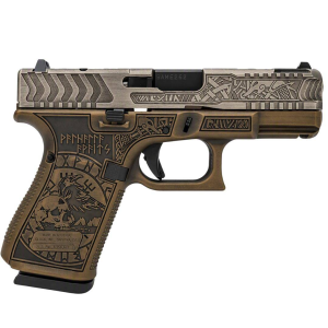 United States Association of Gun Owners Glock 19V Custom "Viking" in Colonial Brown Handgun 9mm Luger 15rd Magazines(3) 4" Barrel - $610.19 at United States Association of Gun Owners