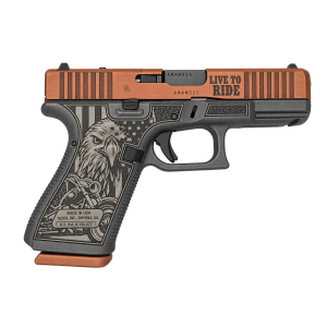 United States Association of Gun Owners Glock V-Series Model 19 "Motorcycle" Handgun 9mm Luger 15rd Magazines (3) 4" Barrel USA Optic Ready - $583.19 at United States Association of Gun Owners