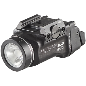 Streamlight TLR-7 HL-X Sub USB Weapon Light with Rail Mount for Glock 43X/48 - 69503