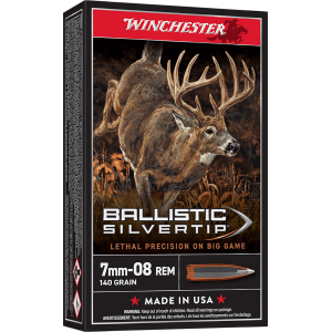 United States Association of Gun Owners Winchester SBST708 7mm-08 Remington 140gr Ballistic Silvertip Ammo, 20 Rounds - $40.14 at United States Association of Gun Owners
