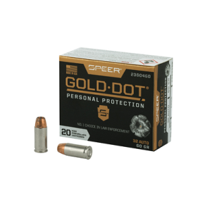 United States Association of Gun Owners Speer Gold Dot 32 ACP 60 Grain Hollow Point Ammo, 20-Round Box - $30.79 at United States Association of Gun Owners