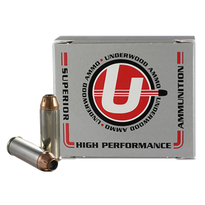 United States Association of Gun Owners Underwood Ammo 434 45 Colt +P 250gr Jacketed Hollow Point Ammo, 20-Round Box - $28.92 at United States Association of Gun Owners