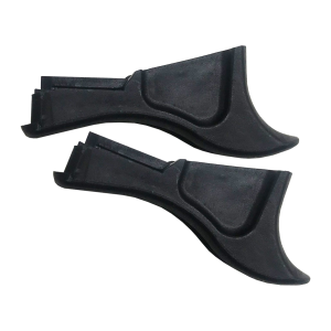 TANDEMKROSS Tomahawk Hooked BMPR Rug Black - 1926N0294BLK1