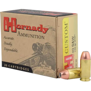 United States Association of Gun Owners Hornady 9132 Custom .40 S&W 155gr XTP Hollow Point Ammo, 20-Round - $24.85 at United States Association of Gun Owners
