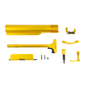 XTS AR15 Anodized Parts Kit Gold - XTS-ADZ-PKGD