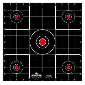 Birchwood Casey 35270 Dirty Bird 12in Bullseye Target, 100-Pack