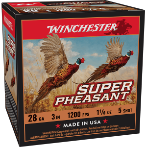 United States Association of Gun Owners Winchester X283PH5 Super Pheasant 28 Gauge 3in Shotgun Shells, #5 Shot - $31.23 at United States Association of Gun Owners
