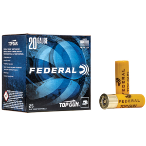 United States Association of Gun Owners Federal Top Gun 20ga 2.75in #7.5 Shotgun Shells, 25-Round Box - $9.78 at United States Association of Gun Owners