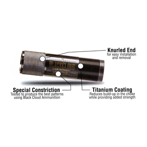 Carlsons Choke Tube Black Cloud 12ga Long Range Invector