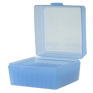 United States Association of Gun Owners MTM Case-Gard RM10024 Clear Blue Multi-Caliber Ammo Box, 100rd - $5.18 at United States Association of Gun Owners