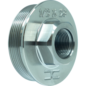 Faxon Firearms 1/2x28 Titanium Direct Thread to Hub Adapter