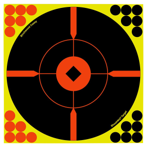 United States Association of Gun Owners Birchwood Casey Shoot-N-C BMW-50 8" Bullseye Self-Adhesive Target, 50 Pack - $23.10 at United States Association of Gun Owners