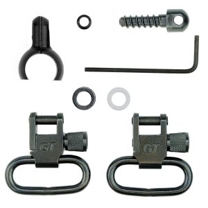 GrovTec GTSW43 Swivel Set Tube .630"-.675" 1" Black Steel Rifle - GTSW43