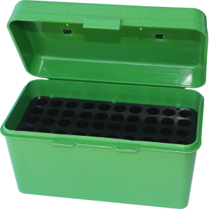 United States Association of Gun Owners MTM Deluxe H50RM10 Multi Caliber Ammo Box, 50rd, Green - $9.02 at United States Association of Gun Owners