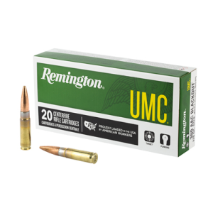Remington UMC 300 AAC Blackout 220gr Open Tip Flat Base Ammo, 20-Round