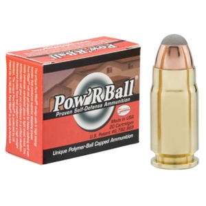 Glaser Pow'RBall Handgun Ammunition .357 SIG 100 gr JHP 1600 fps 20/ct