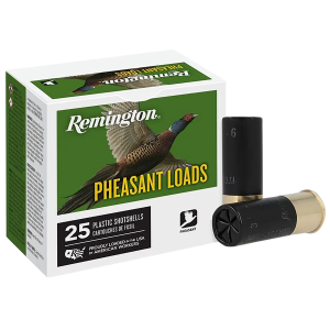 Remington 20048 Pheasant 12 Gauge 2.75in Lead Shot Shells, 25-Round