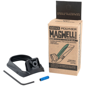 Strike Industries G3MAGWELL19 Flared Magwell Black Polymer for Gen 3 Glock 19 & 23 - SI-G3-MAGWELL19