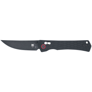 CobraTec Knives CTLEGBLK Legacy EDC 3.5in Folding Knife, Black D2 Steel