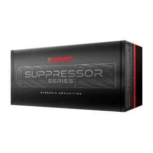 Barnes Suppressor Series 8.6 Blackout 300gr HPBT Rifle Ammunition, 20-Round Box