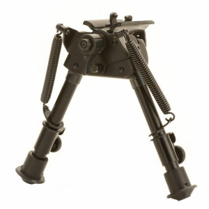 TacShield Heavy Duty Bi-pod Pivot Adjustable 6"-9" Matte Black - T9501P