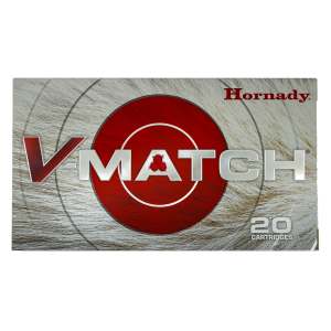Hornady V-Match 25 Creedmoor 95gr ELD-VT Rifle Ammo, 20-Round Box
