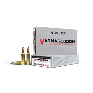 Nosler Varmageddon .221 Rem Fireball 40gr FB Tipped Rifle Ammo, 20ct