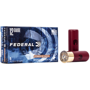 Federal PowerShok 12 Gauge 2.75in Rifled Slug, 5-Round Box