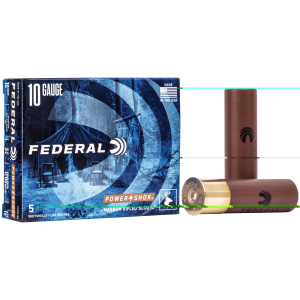 Federal Power-Shok Hollow Point Slug 10ga 3-1/2" 1280fps 5/ct
