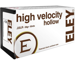 Eley High Velocity 22lr 38gr - Hp 50rd 100bx/cs