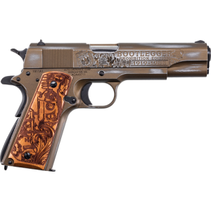 Auto Ordnance Bootlegger 1911 .45 ACP Handgun with Engraved Grips