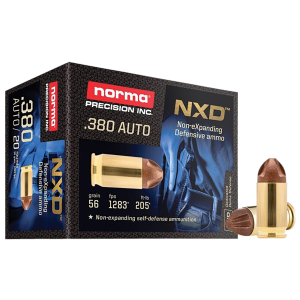 Norma NXD Handgun Ammunition .380 Auto 56gr NXD 1283 fps 20/ct