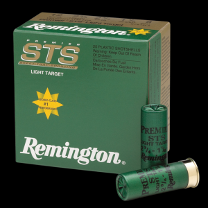 Remington Premier STS Target 12 ga 2 3/4" 3 dr 1 1/8 oz #7.5 1200 fps 25/ct
