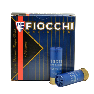 Fiocchi White Rino Super Lite Shotshells 12 ga 2-3/4" 1-1/8oz 1150 fps #8 25/ct