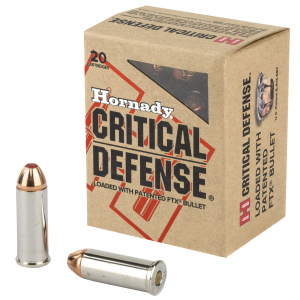Hornady Critical Defense Handgun Ammo .44 Spl 165 gr FTX 900 fps 20/ct
