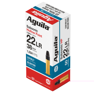 Aguila Standard, Aguila 1b222268 22 Lr Sub 38 Hp 50/100