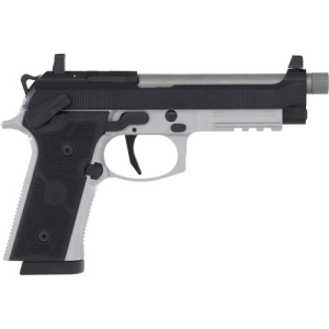 Beretta 92XI SAO Tactical Handgun 9mm Luger 18rd Magazines (2) 5.1" Threaded Barrel Black and Grey