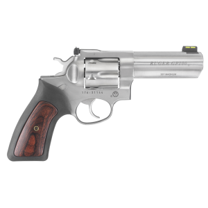 Ruger Gp100 357mag Ss/rub 4" Hiviz