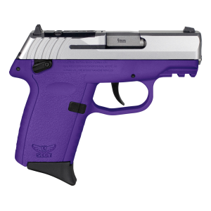 SCCY CPX-1 RDR Handgun 9mm Luger 10rd Magazine 3.1" Barrel External Safety Only Stainless Slide/Purple Frame