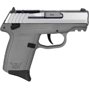 SCCY CPX-1 RDR Handgun 9mm Luger 10rd Magazine 3.1" Barrel External Safety Only Stainless Slide/Sniper Grey Frame