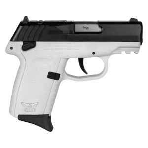 SCCY CPX-1 RDR Handgun 9mm Luger 10rd Magazine 3.1" Barrel External Safety Only Black Slide/White Frame