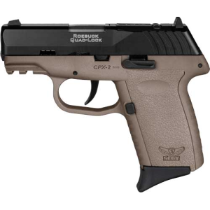 SCCY CPX-2 RDR Handgun 9mm Luger 10rd Magazine 3.1" Barrel No Safety Black Slide/FDE Frame