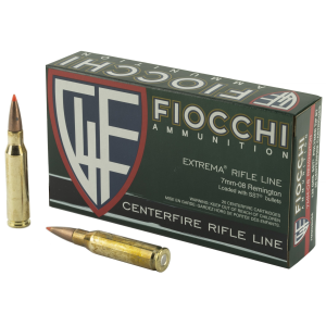 Fiocchi Hyperformance Hunt Rifle Ammunition 7mm-08 Rem 139 gr SST 2800 fps 20/ct