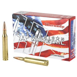 Hornady American Whitetail Rifle Ammunition .25-06 Rem 117 gr BTSP 2749 fps 20/ct