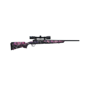 Savage Arms Axis II XP Compact Rifle 6.5 Creedmoor 4/rd 20" Barrel Muddy Girl Pink with Stock