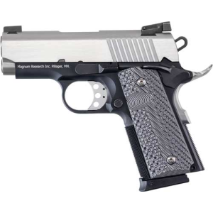 Magnum Research Desert Eagle 1911 U Handgun .45 Auto 6rd Magazines(2) 3" Bull Barrel 2 Tone Aluminum Frame w/Black Finish