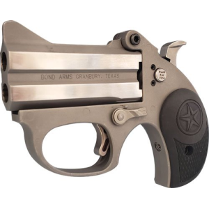 Bond Arms Stinger RS Handgun 38 SPL 2/rd 3" Barrel Silver with Black Grips