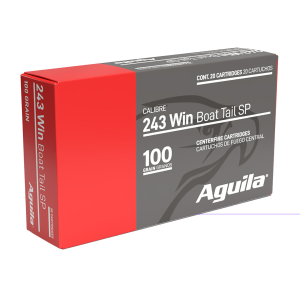 Aguila .243 Win 60gr SP Rifle Ammunition - 20 Rounds