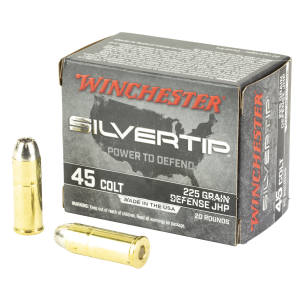 Winchester Ammo Silvertip, Win W45cst 45 Clt 225 Sthp 20/10