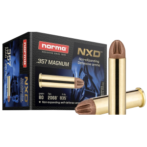 Norma NXD Handgun Ammunition .357 Mag 80gr NXD 2068 fps 20/ct
